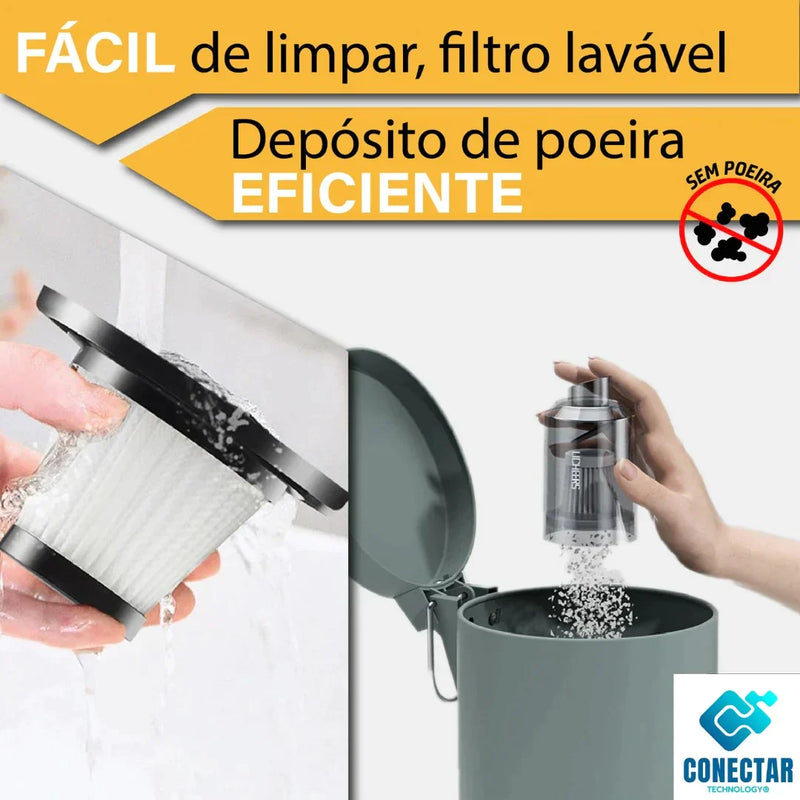 Aspirador de Pó Portátil 3 em 1 + Brinde Exclusivo