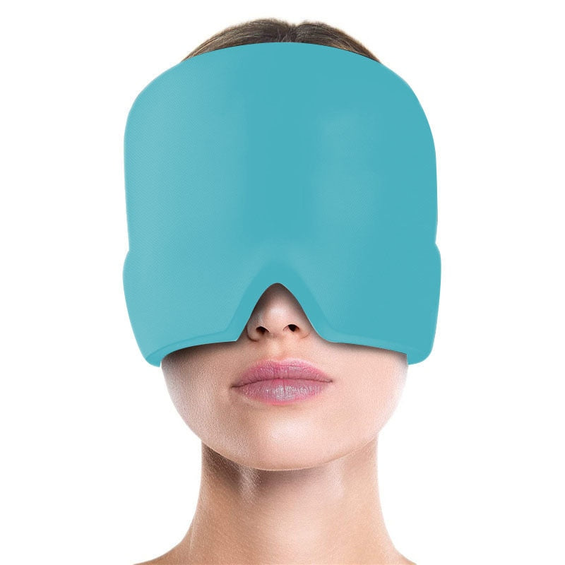 Touca Comfort - Alívio De Dores Cabeça E Enxaqueca Azul