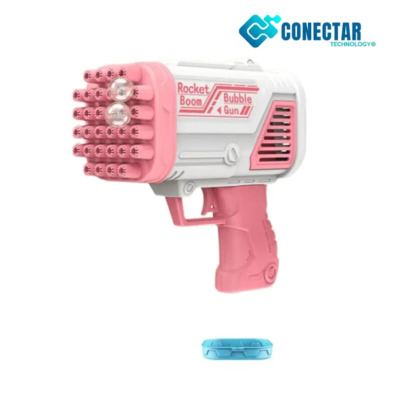 Bazooka De Bolhas Sabão Rosa / Médio (32 Furos) Kids28