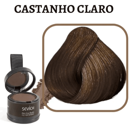 Pó Corretor p/ Cabelo a prova D'água - Unissex - 1 unidade