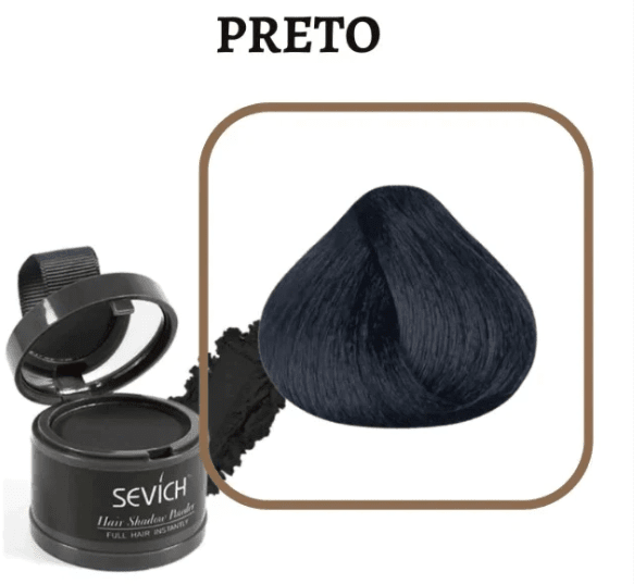 Pó Corretor p/ Cabelo a prova D'água - Unissex - 1 unidade