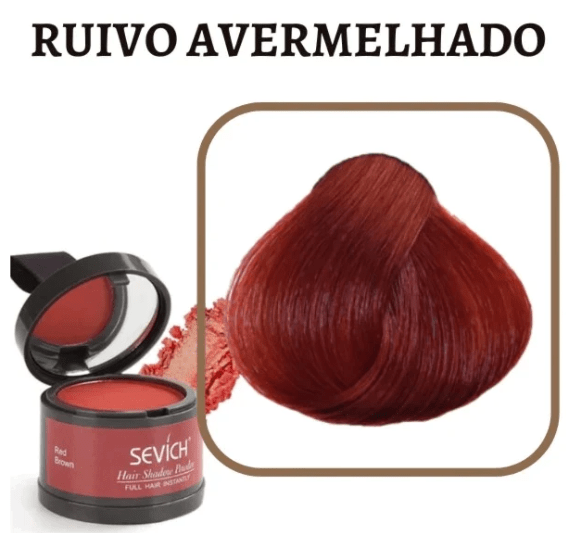 Pó Corretor p/ Cabelo a prova D'água - Unissex - 1 unidade