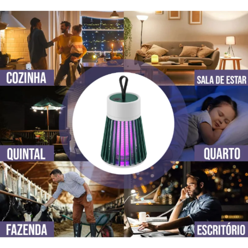 SafeZone® | Exterminador Ultravioleta de Insetos + Brinde Exclusivo