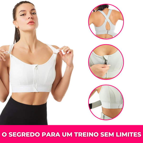 TopFlex® | Top Fitness Ajustável com 3 Ajustes Exclusivos - Máxima Sustentação