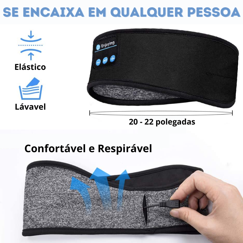 SleepBand - Faixa Inteligente com Fone de Ouvido Bluetooth