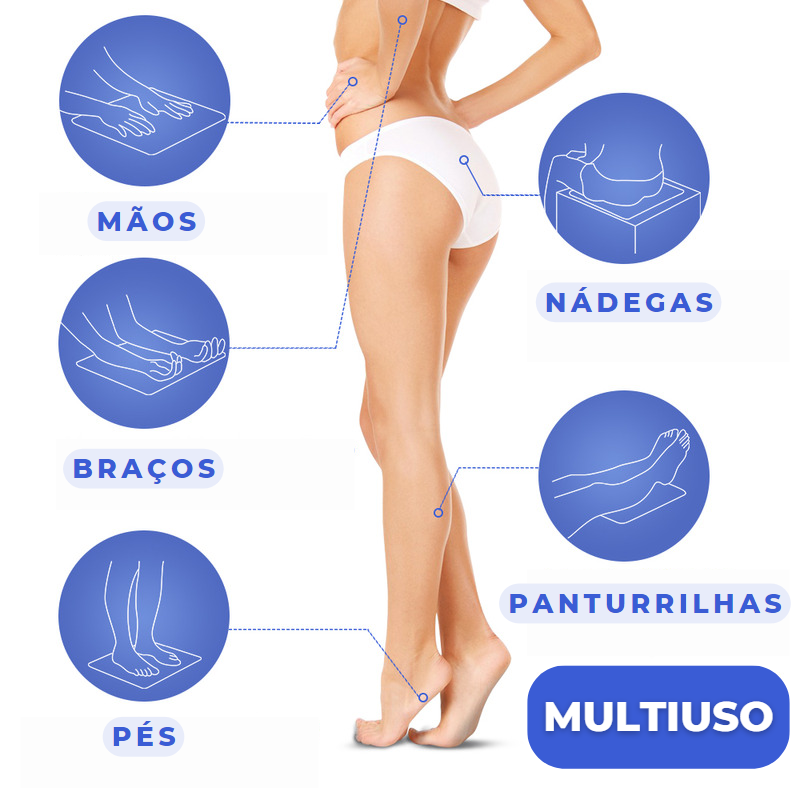 Tapete Mágico® | Massageador Magnético Eletroterapia + Display Digital - Alívio de dores e inchaços