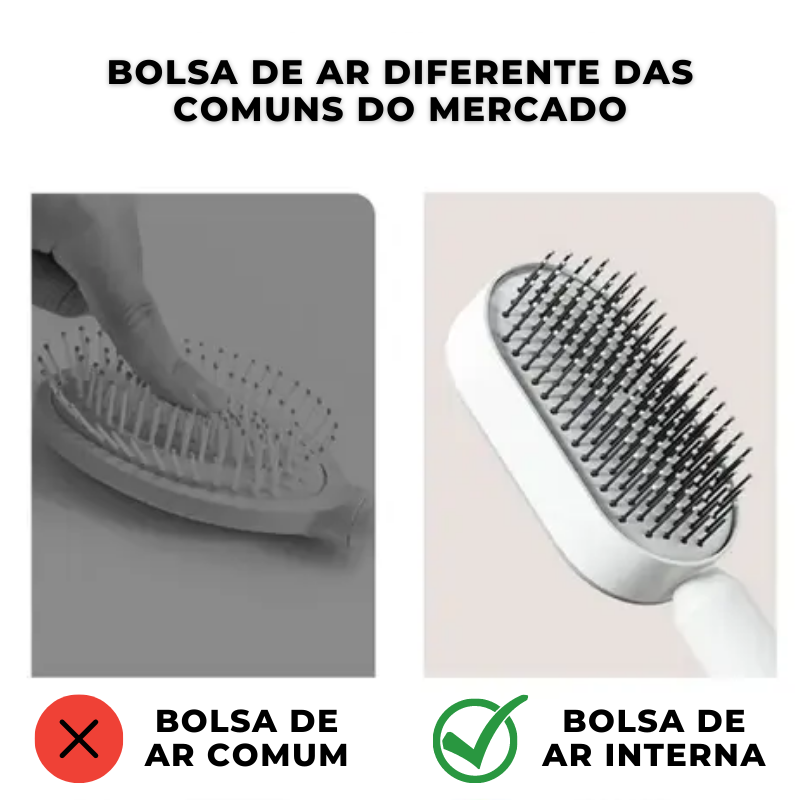 Hairbrush® | Escova de Cabelo Autolimpante: a solução para cabelos bonitos e livres de sujeira!