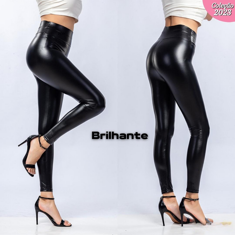 HotLeg® | Calça Legging de Couro Aveludada Premium [QUEIMA DE ESTOQUE PRÉ INVERNO]