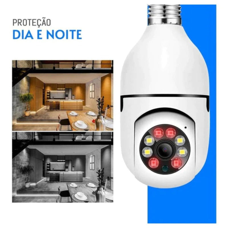 VigiCam Ultra360® | Câmera de Segurança Inovadora 4K HD com Cobertura Total de 360° + Suporte de Brinde