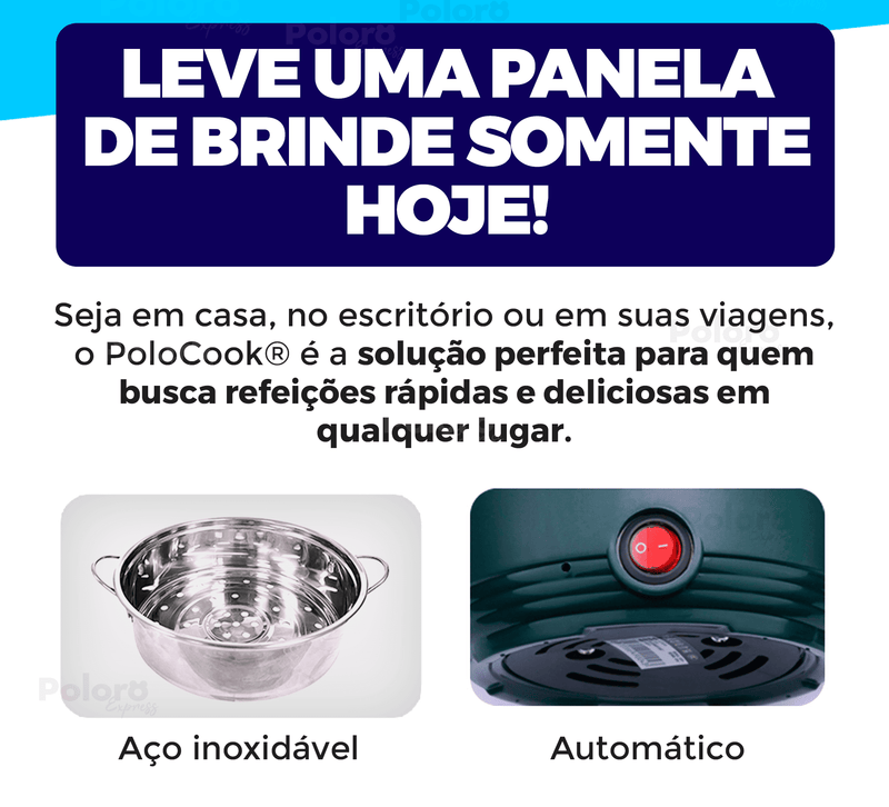 Panela Elétrica Multicooker Anti Aderente 2 em 1