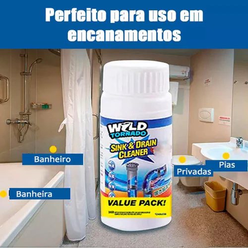 Wild Tornado® | Desentupidor Super Potente + Brinde Exclusivo