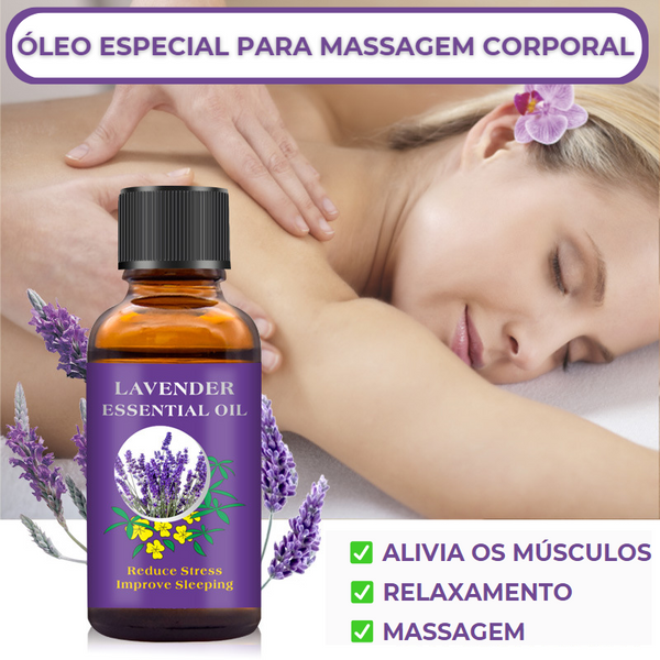 Óleo de Massagem Corporal | Alivia os Músculos e Reduz o Estresse